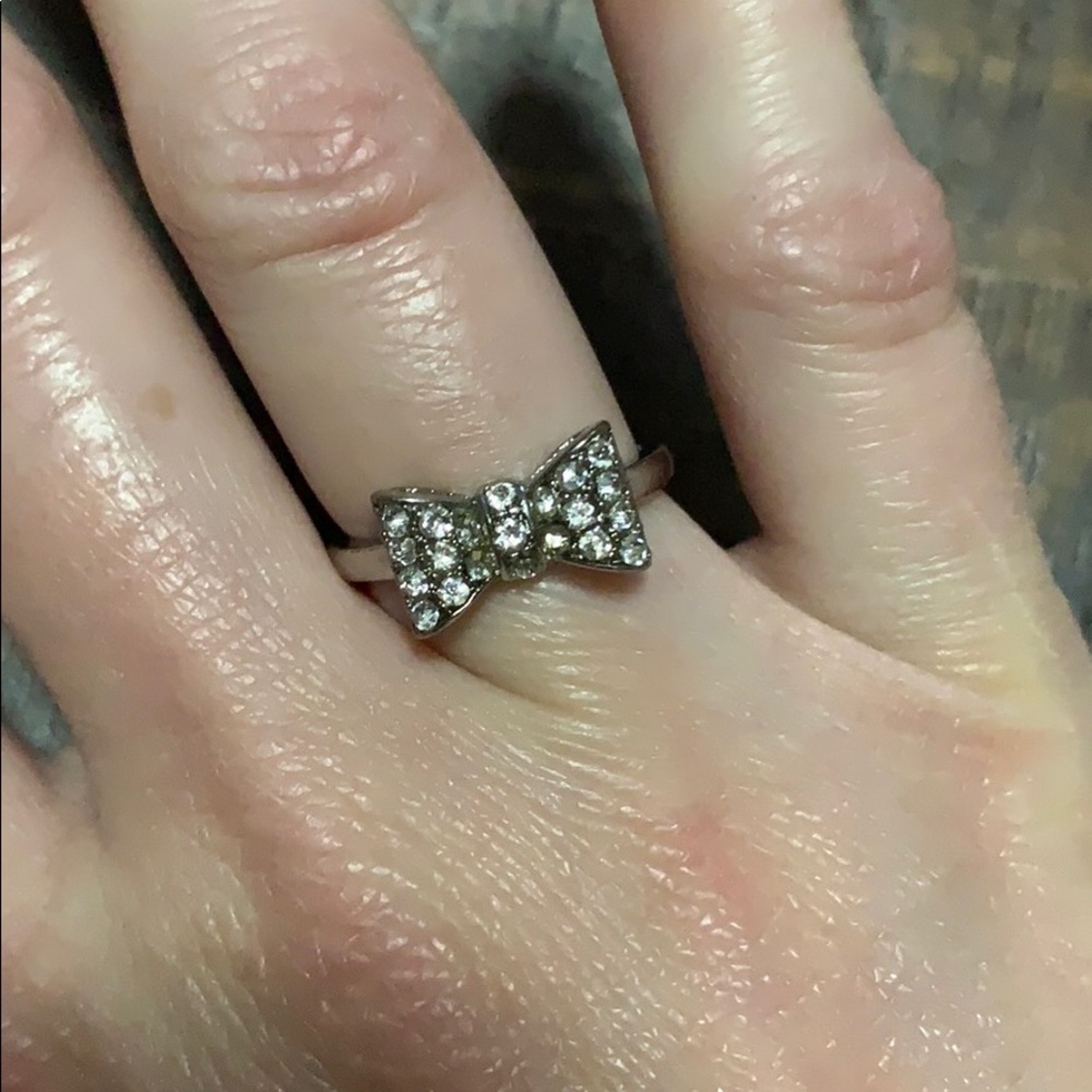 Silver Bow Ring